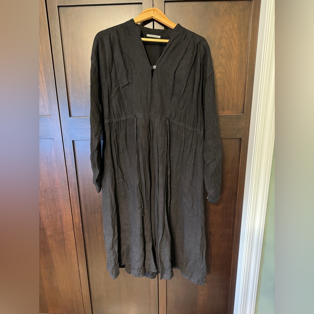 Black Crane Poets Dress